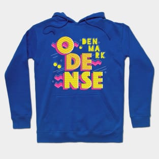 Retro 90s Odense, Denmark Hoodie